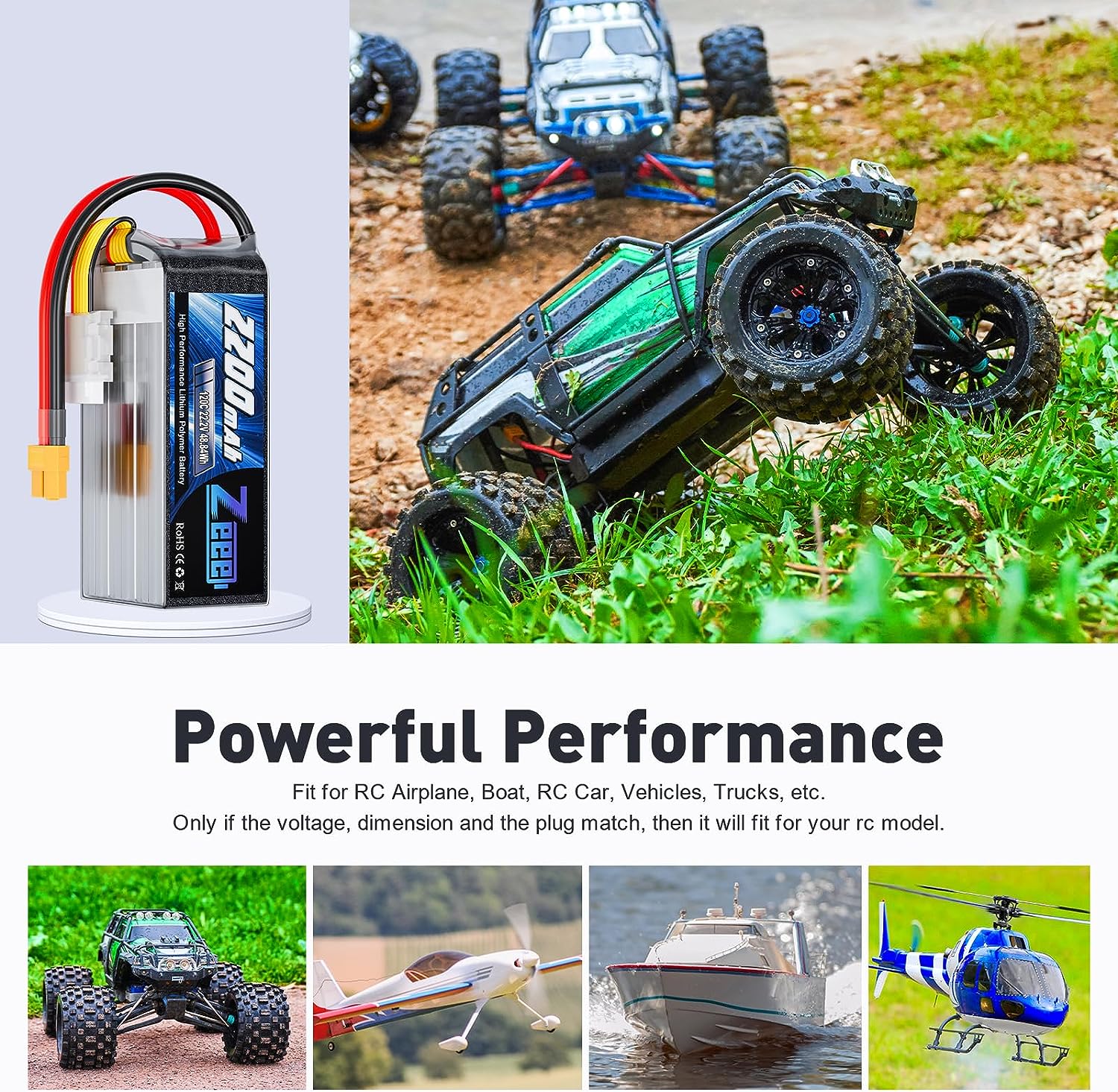 Zeee 6S 2200mAh Lipo Battery 2 - 6S Lipo Battery 22.2V 5000Mah review and price
