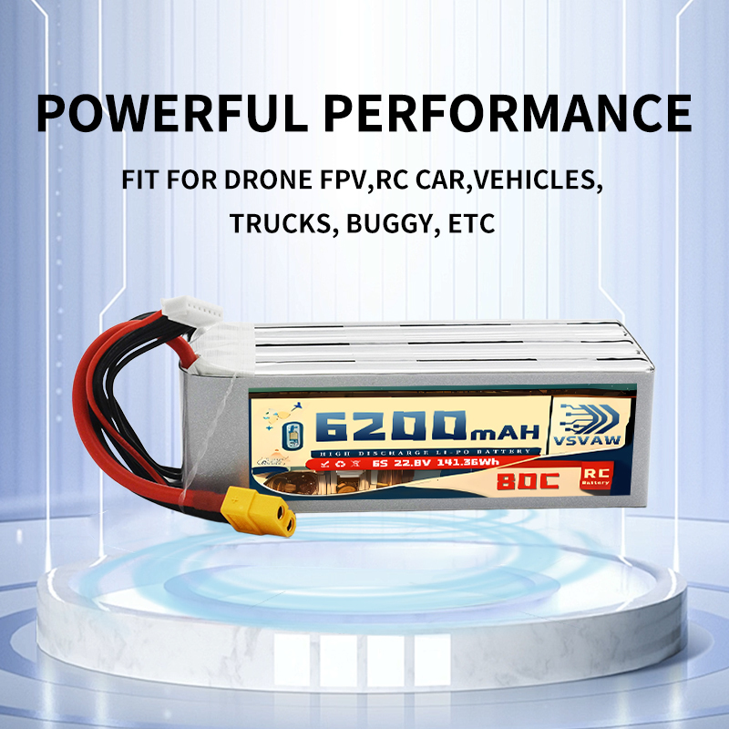 Upgraded VSVAW 6S 22.8V 80C/16 - 6S Lipo Battery 22.2V 5000Mah review and price