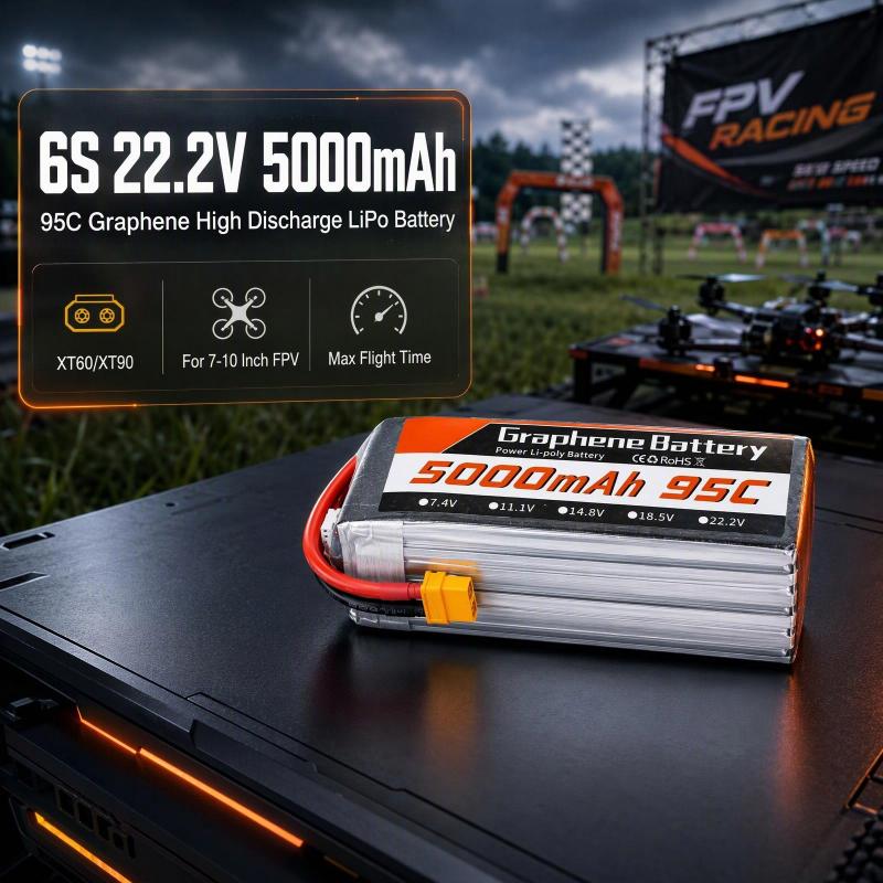 6S 22.2V 5000mAh 95C Graphene  - 6S Lipo Battery 22.2V 5000Mah review and price
