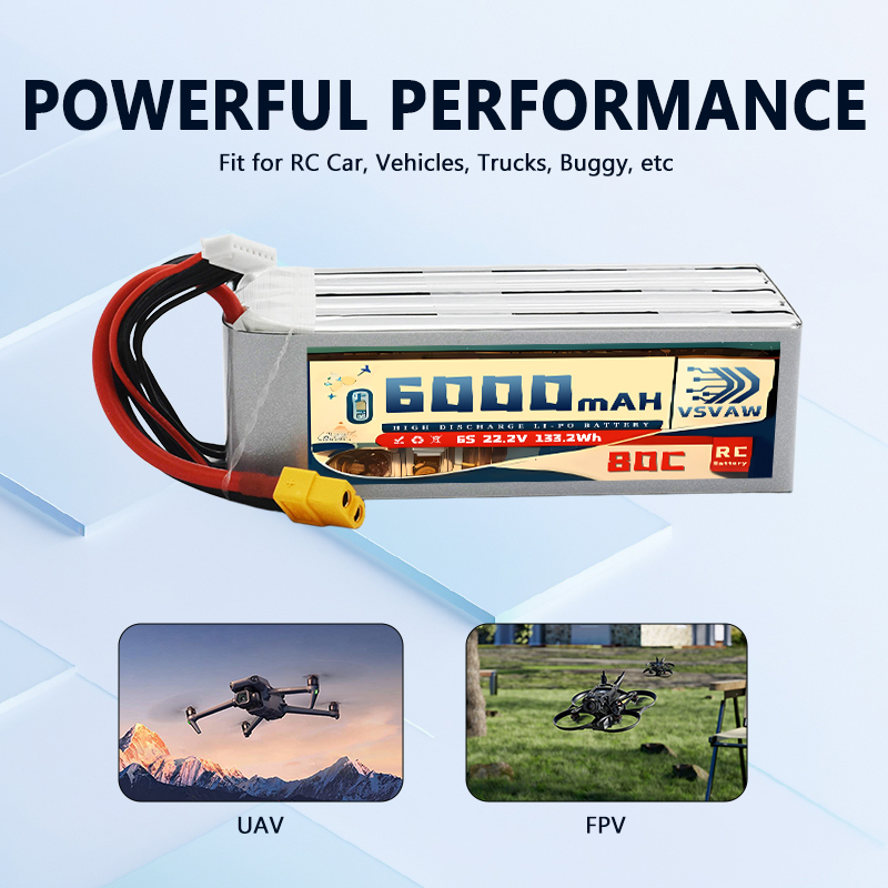 VSVAW 6S Lipo Battery 6000mAh  - 6S Lipo Battery 22.2V 5000Mah review and price