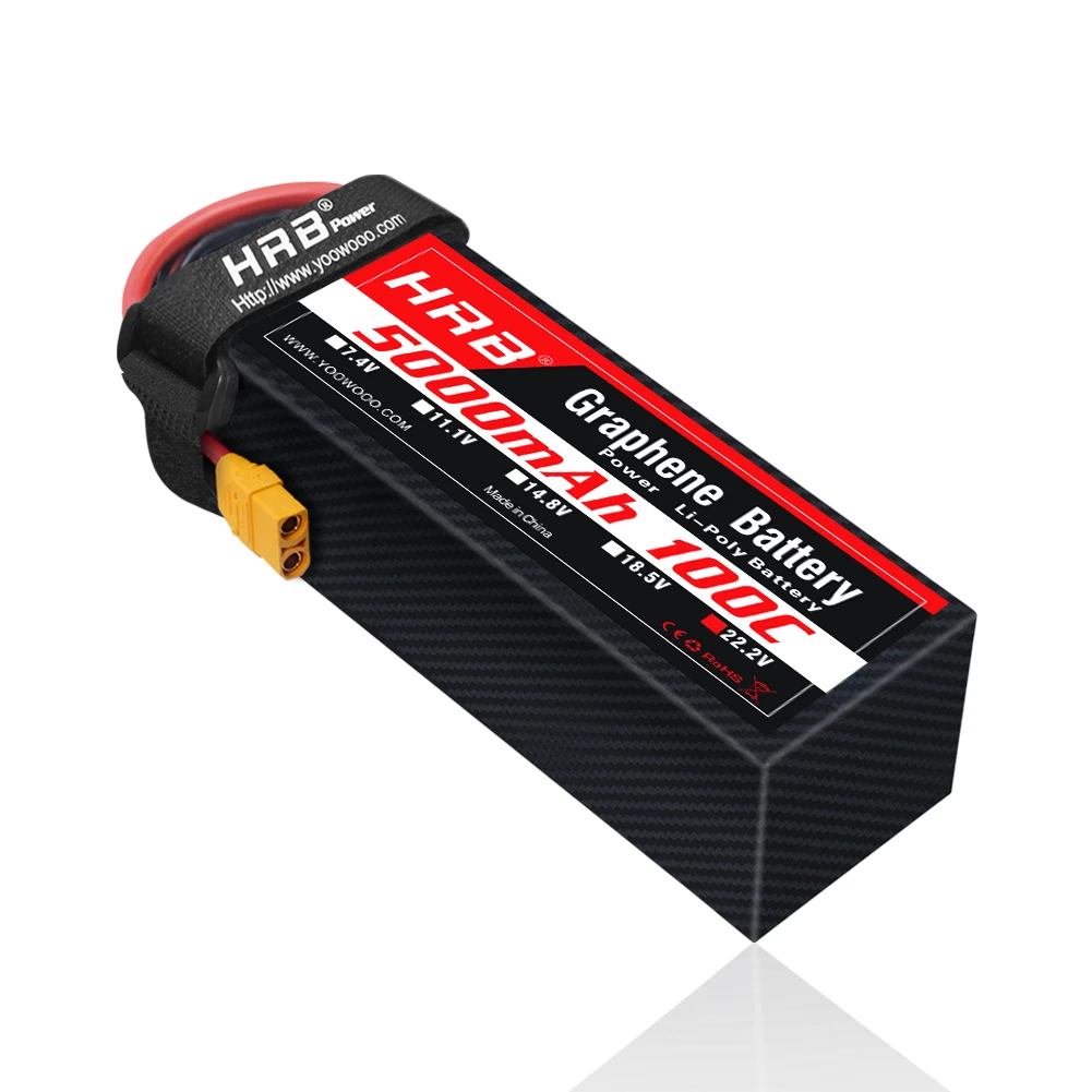 1PC HRB 22.2V Graphene Battery - 6S Lipo Battery 22.2V 5000Mah review and price